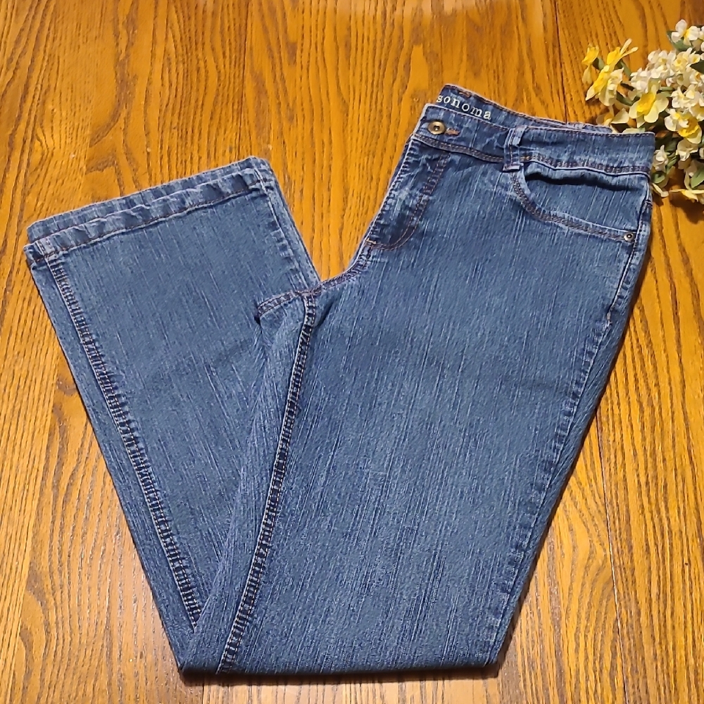 Sonoma Boot Cut Women's Blue Jeans - 8 Average